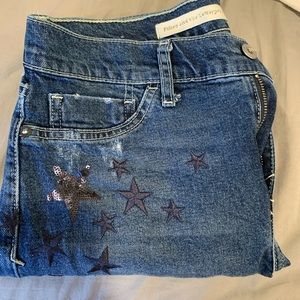 Anthropologie straight leg Star jeans!